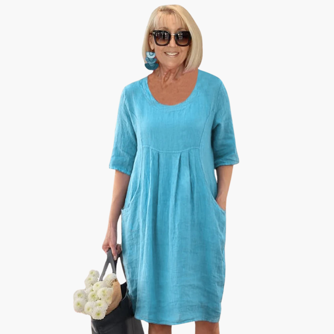 Audrey | Casual Pocket Tunic Dress