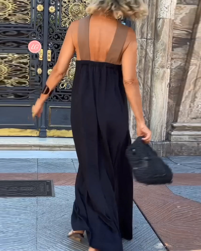 Arianna | Halter Maxi Dress