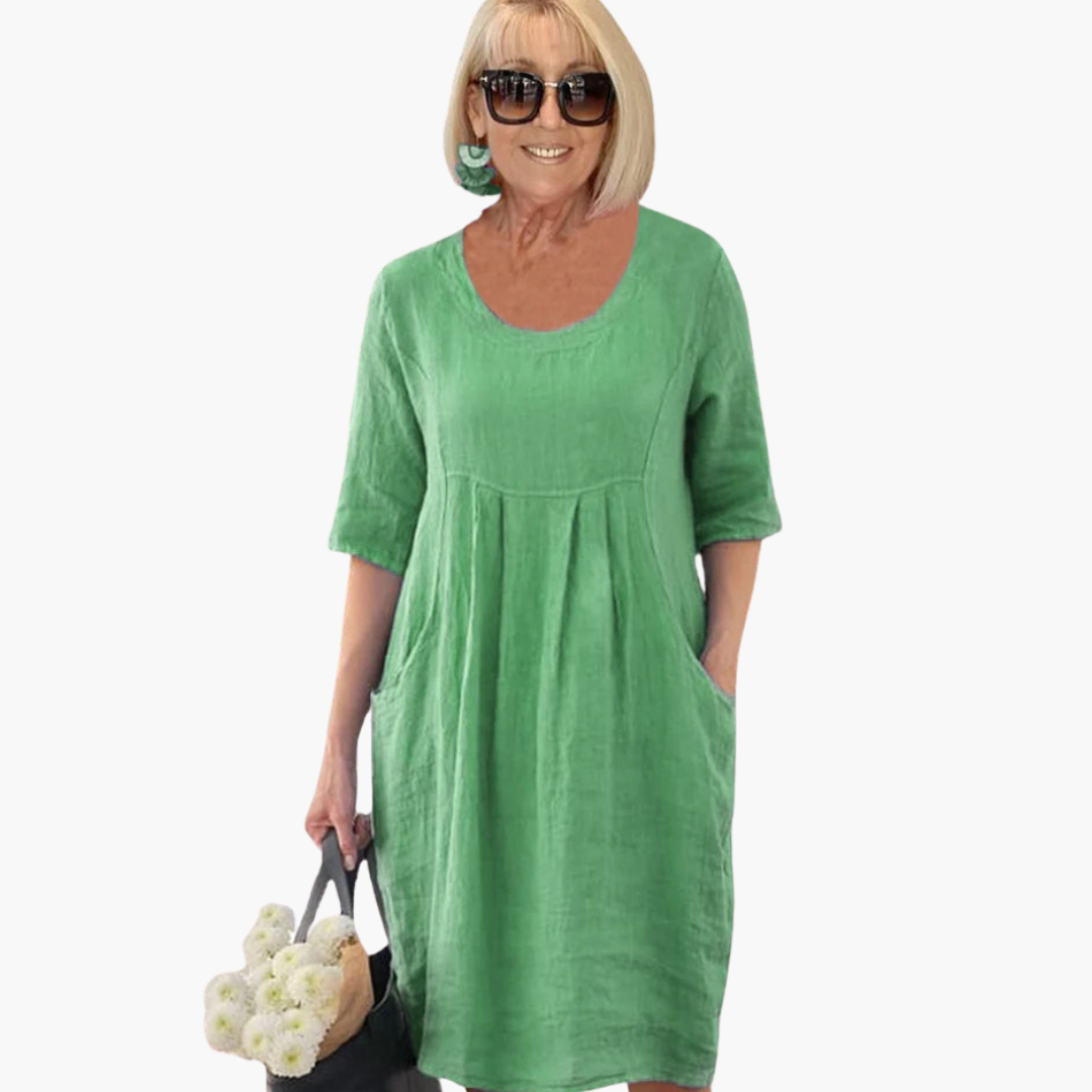 Audrey | Casual Pocket Tunic Dress