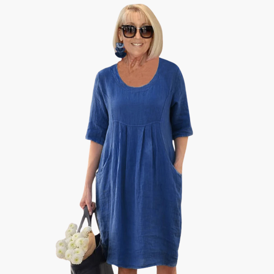 Audrey | Casual Pocket Tunic Dress