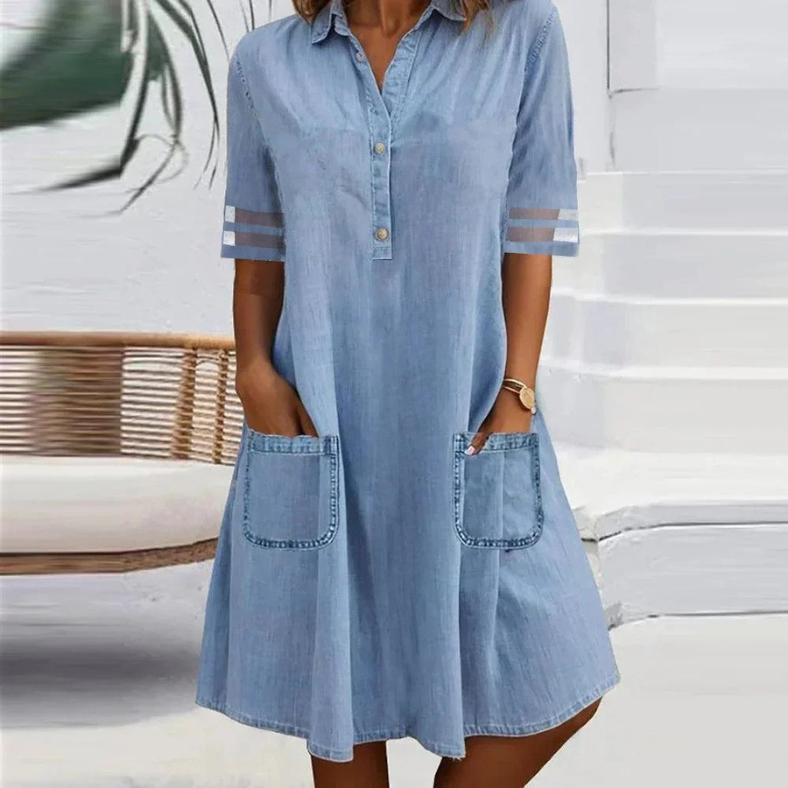 Jill | Mini Summer Denim Dress