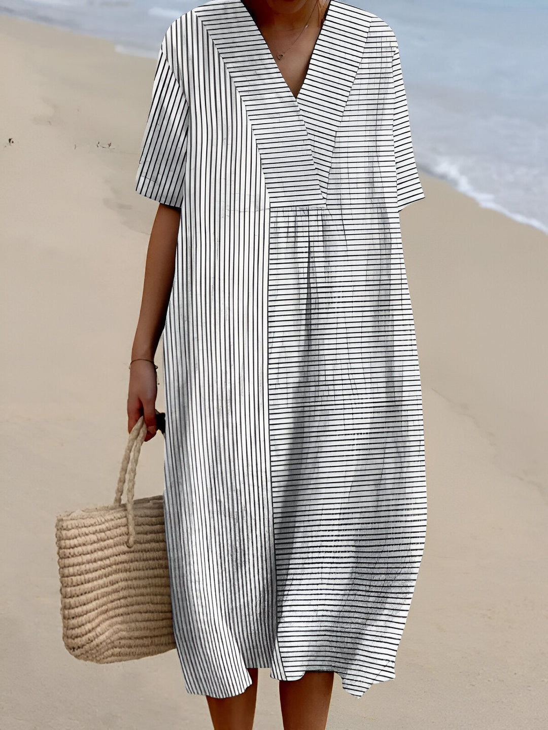Quirine™ | Summer Breeze Printed Dress
