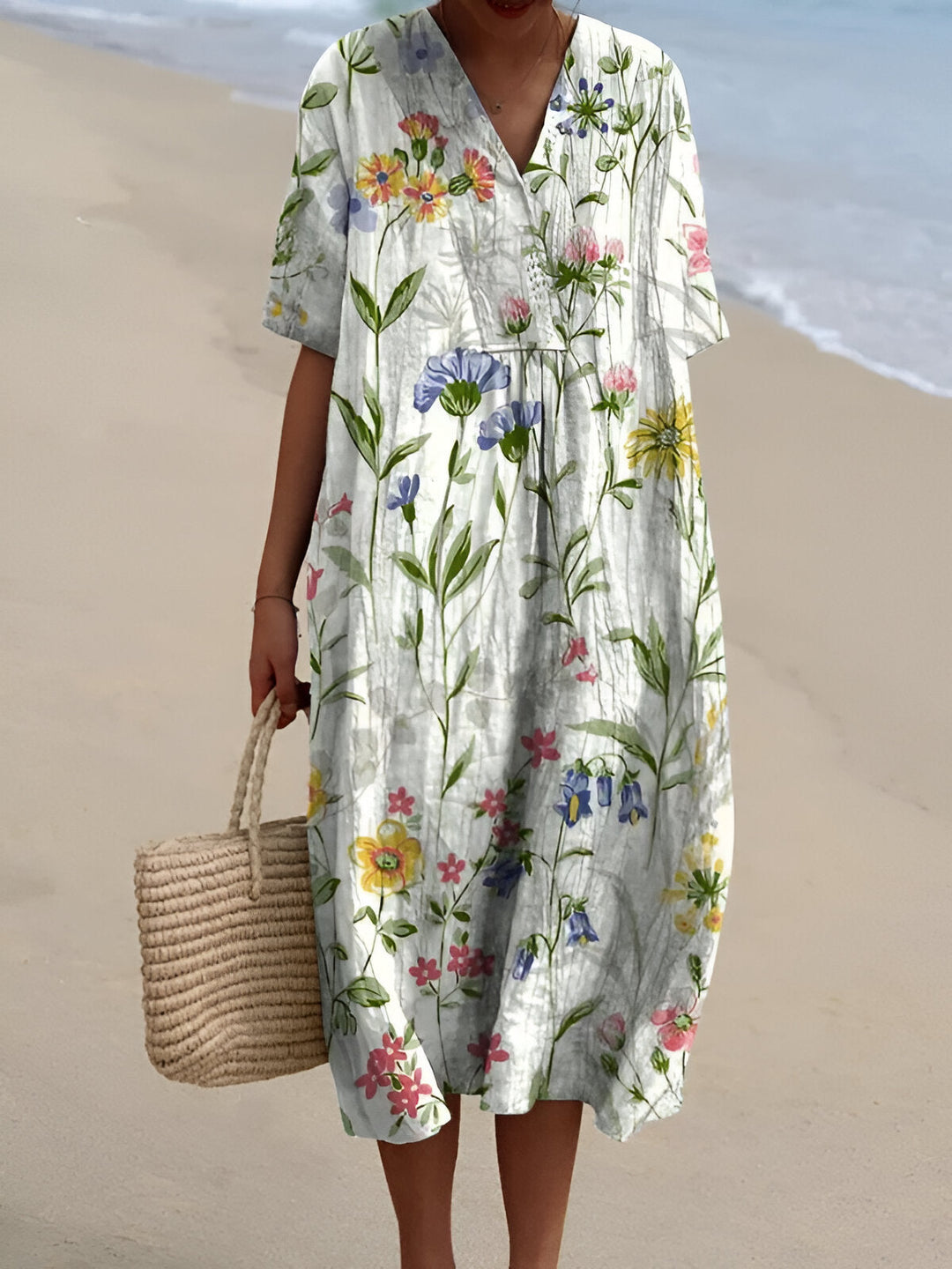 Charmante™ | Summer Breeze Printed Dress