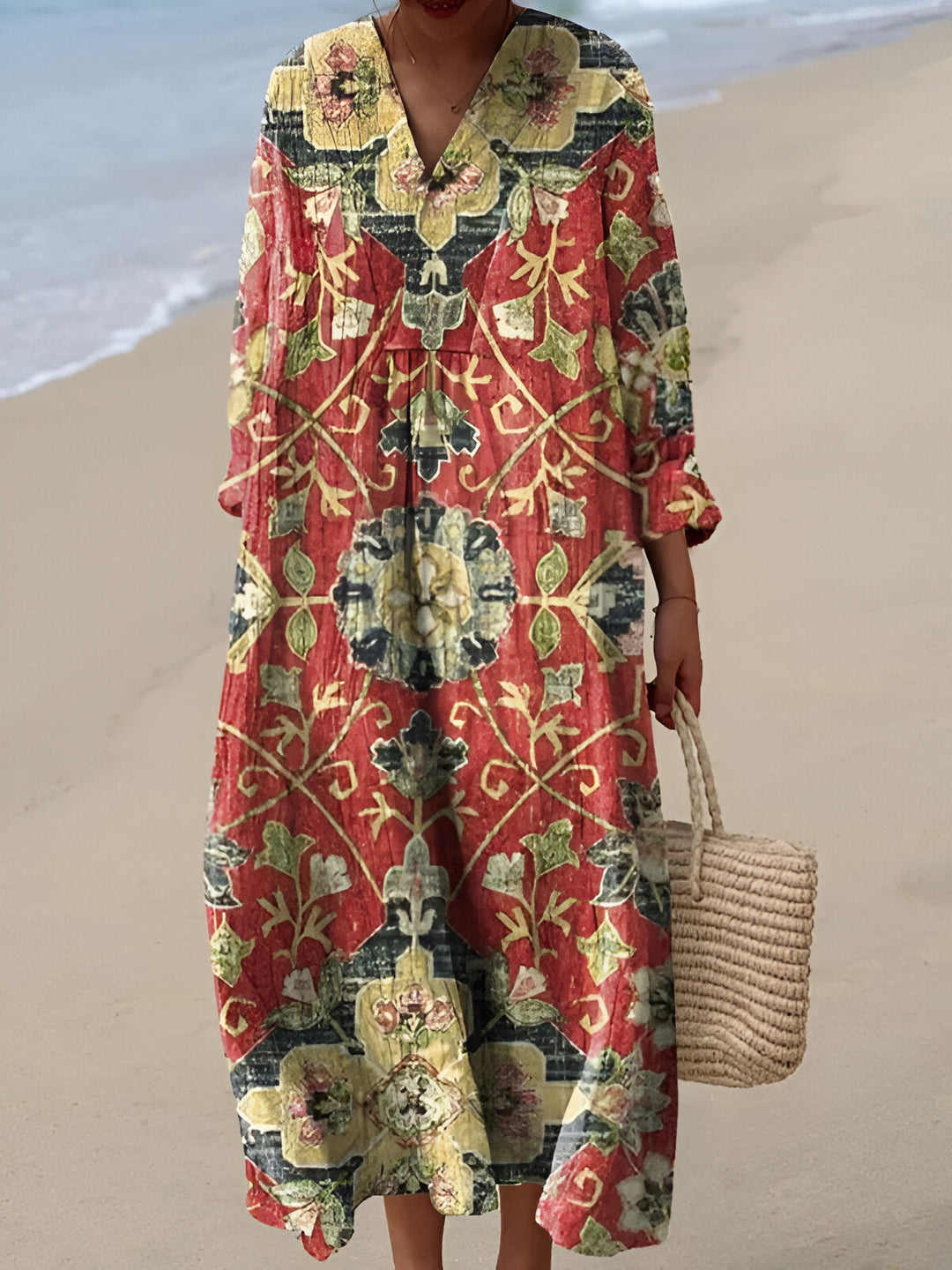 Charelle™ | Breezy Summer Print Dress