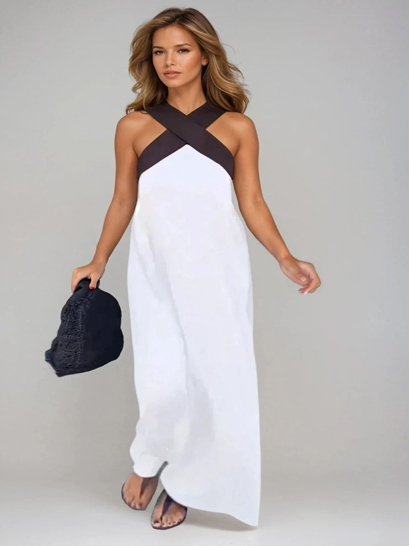 Arianna | Halter Maxi Dress