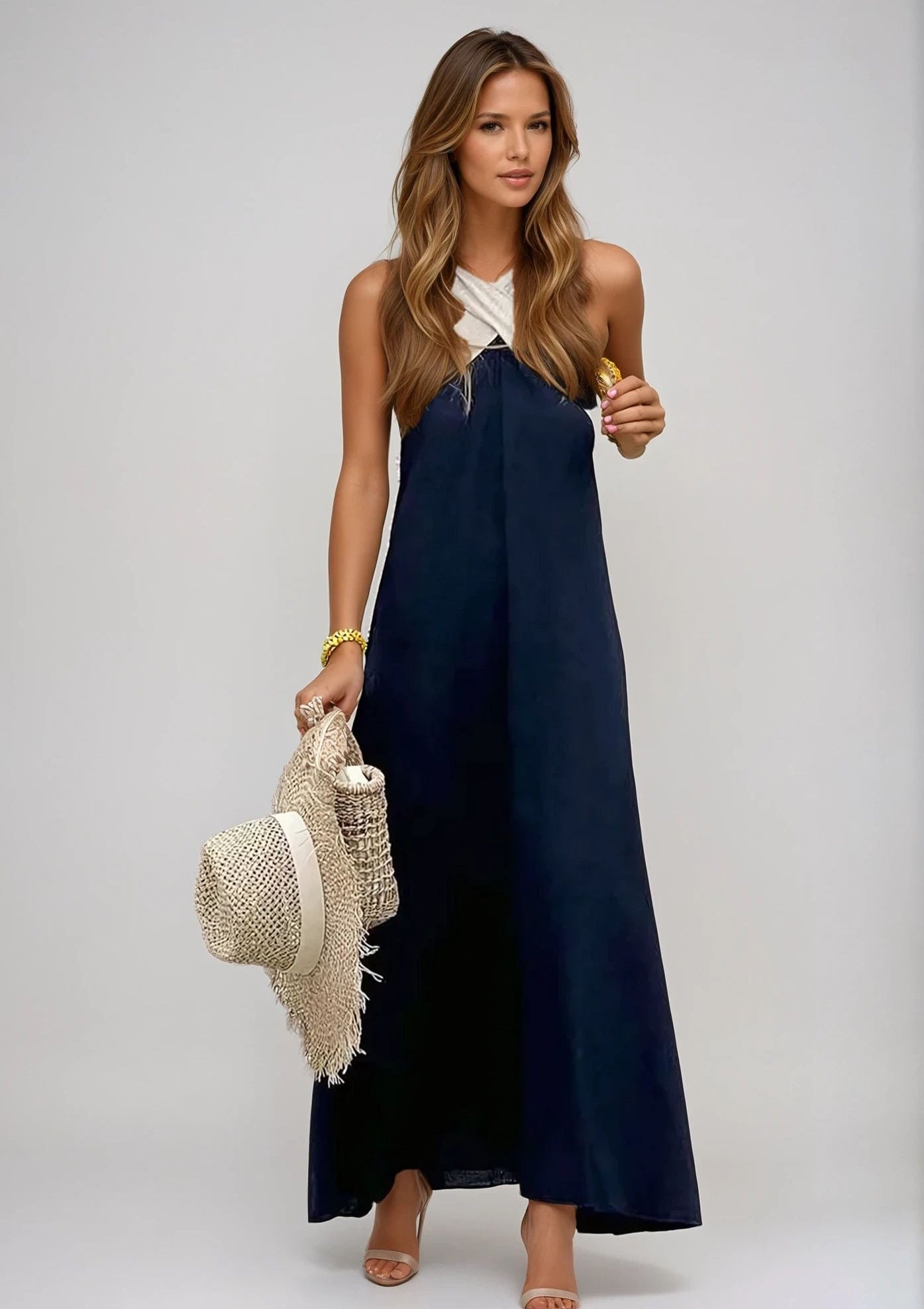Arianna | Halter Maxi Dress