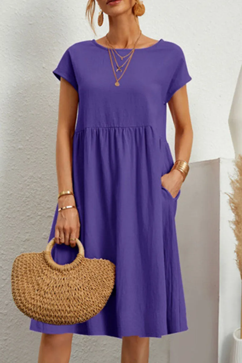 Meli | Casual Dress with Short Sleeves