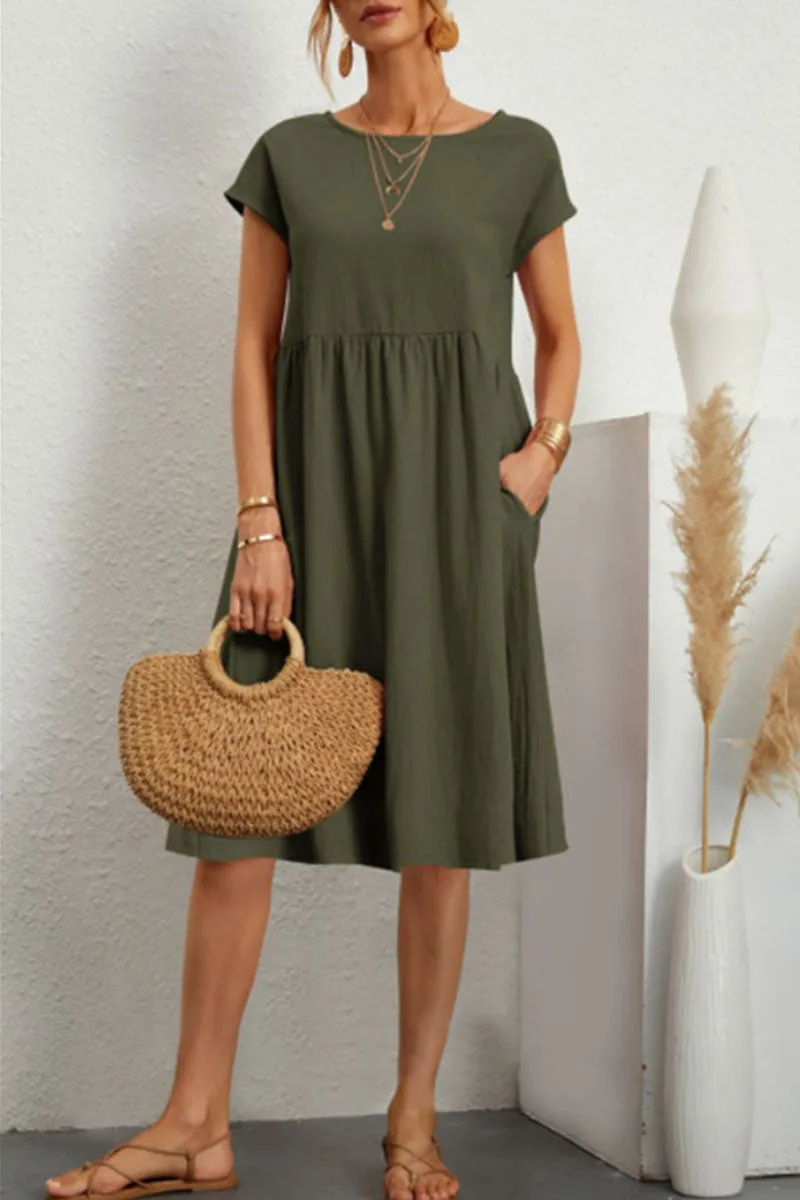 Meli | Casual Dress with Short Sleeves