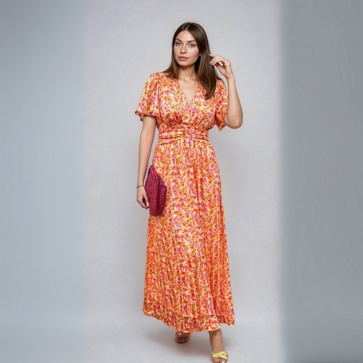 Pauline - Elegant Floral Maxi Dress