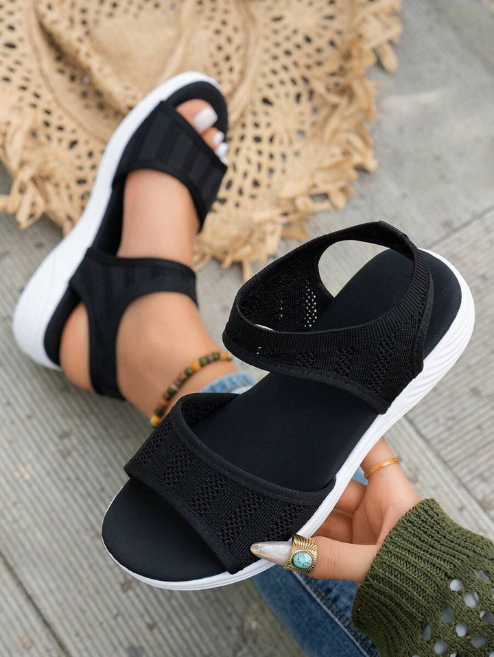 Amelia – Elegant Cut-Out Platform Sandals
