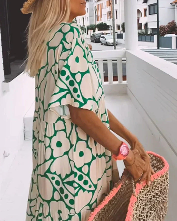 Aimee | Flowing Floral Maxi Dress