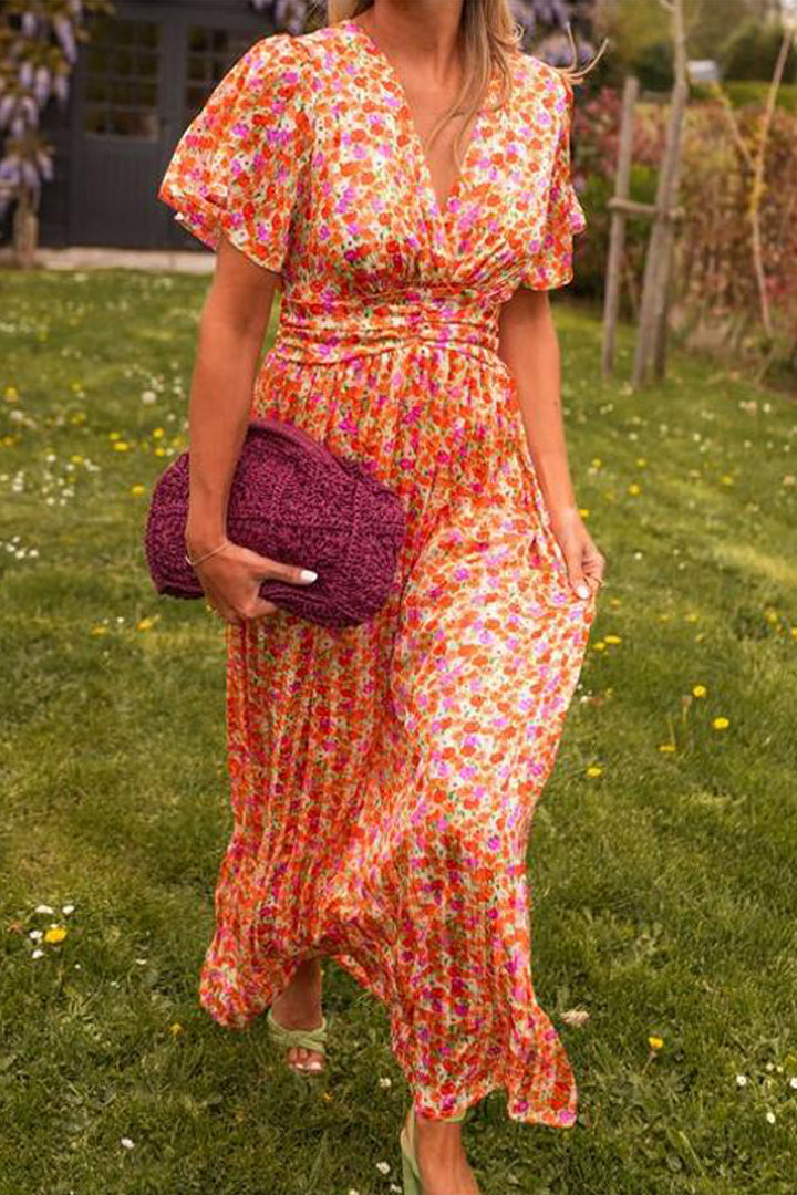 Pauline - Elegant Floral Maxi Dress