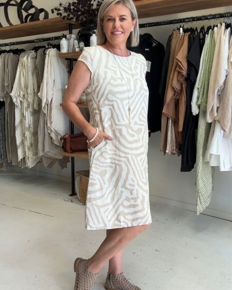 Nelia™ | Round Neck Summer Dress