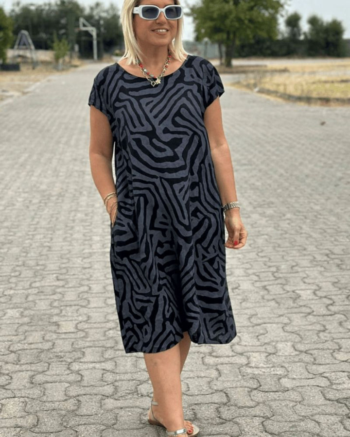Nelia™ | Round Neck Summer Dress
