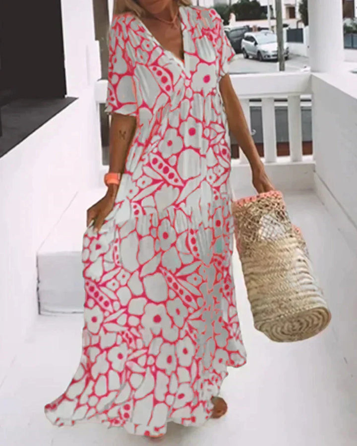 Aimee | Flowing Floral Maxi Dress