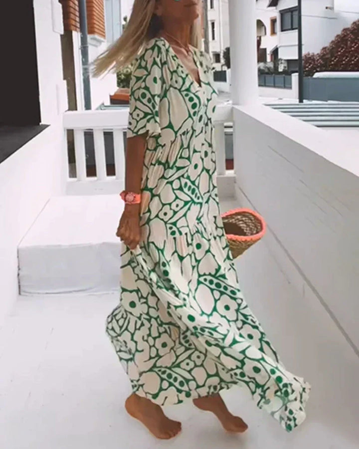 Aimee | Flowing Floral Maxi Dress