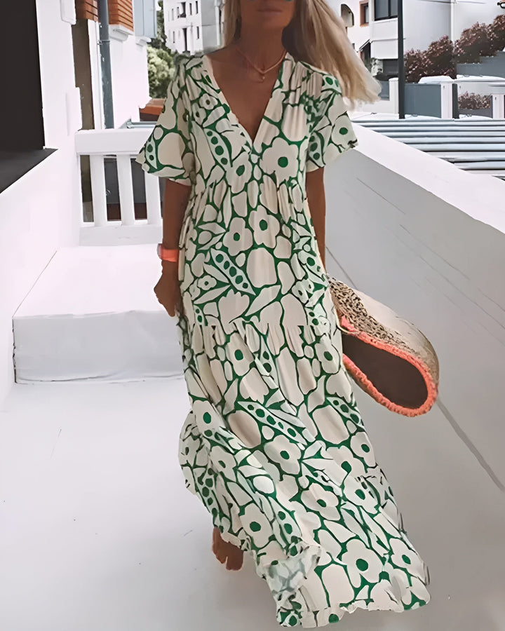 Aimee | Flowing Floral Maxi Dress