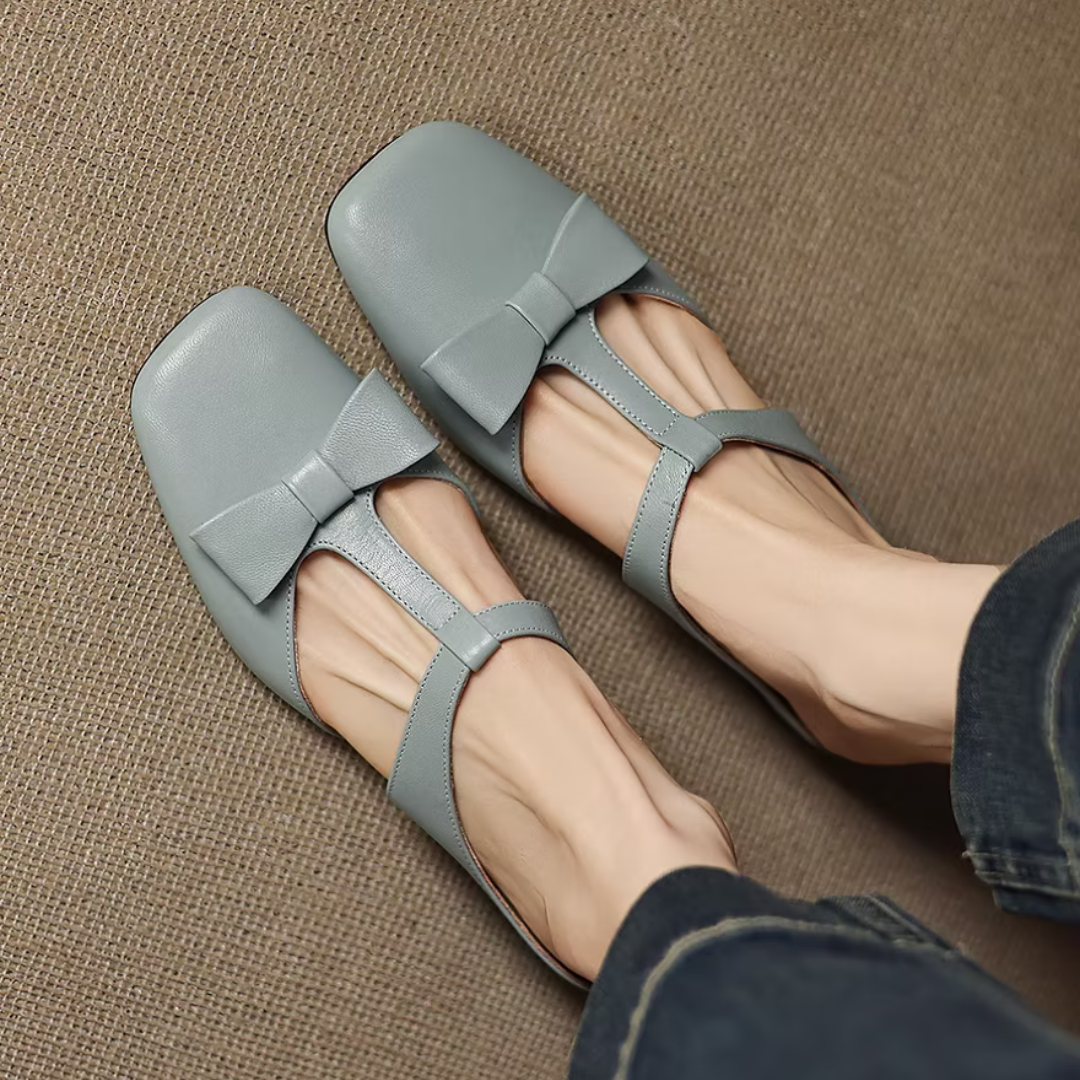 Rubies Defined™ | Lina Square Toe Slippers