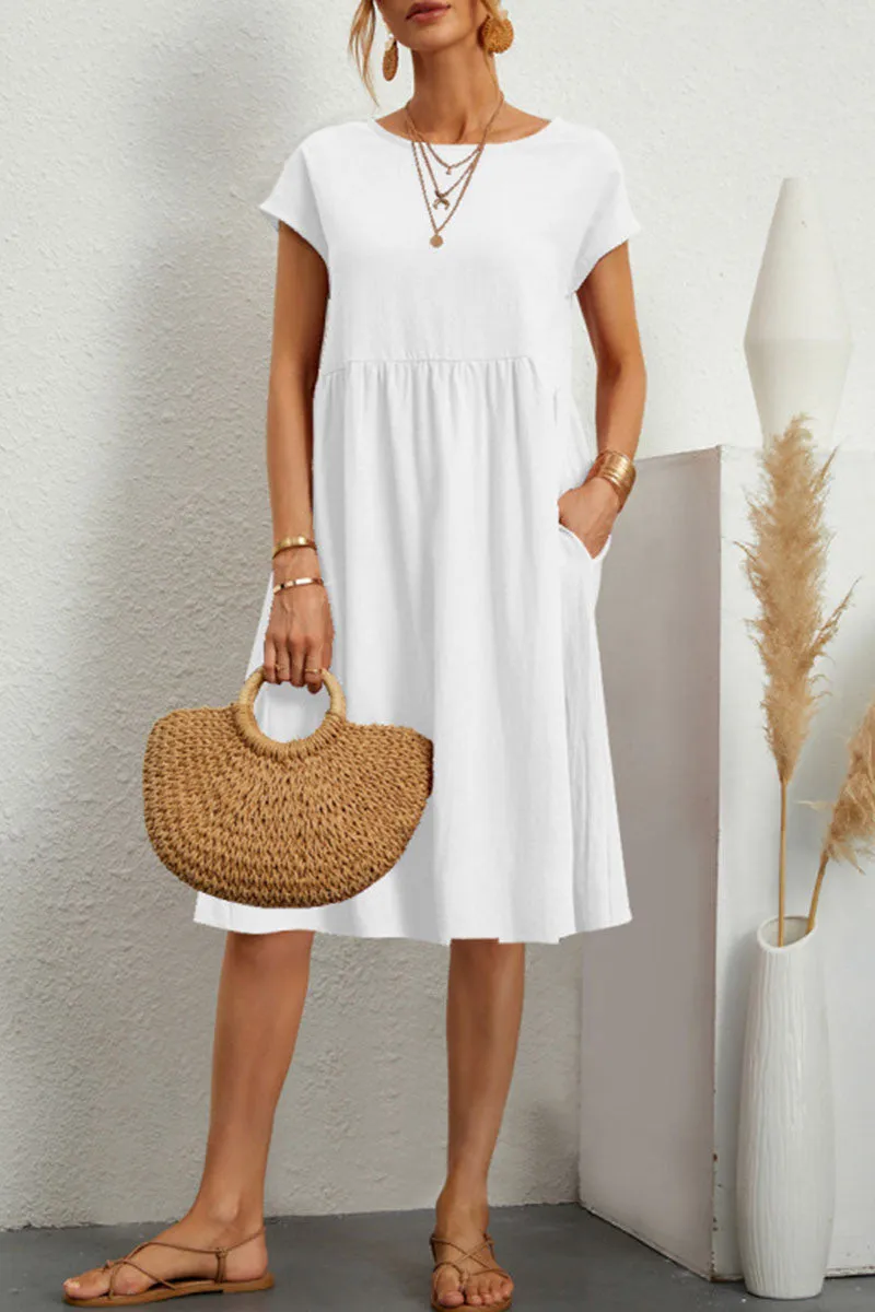 Meli | Casual Dress with Short Sleeves