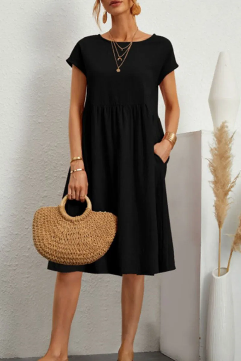 Meli | Casual Dress with Short Sleeves