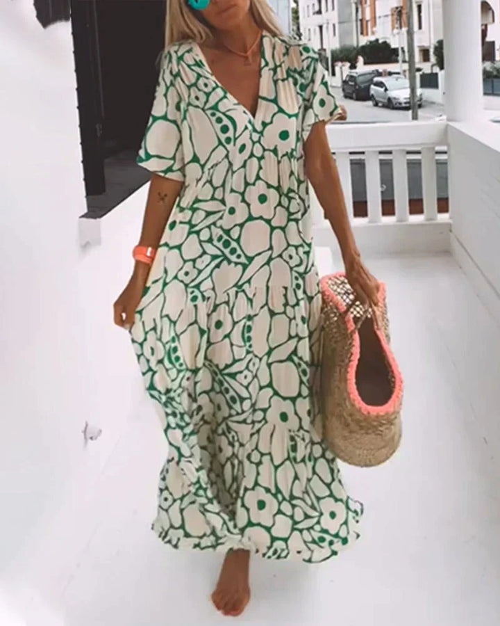 Aimee | Flowing Floral Maxi Dress