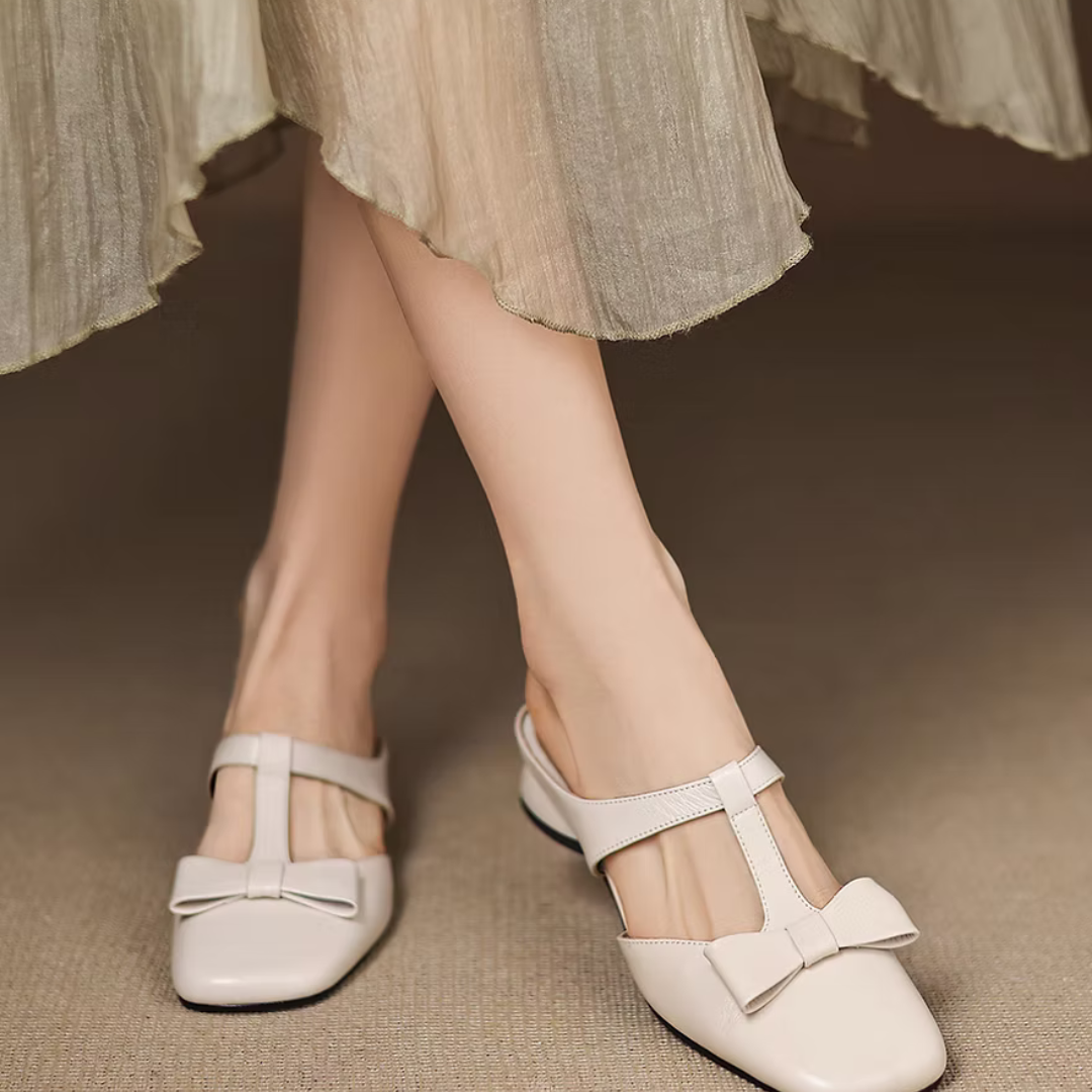 Rubies Defined™ | Lina Square Toe Slippers