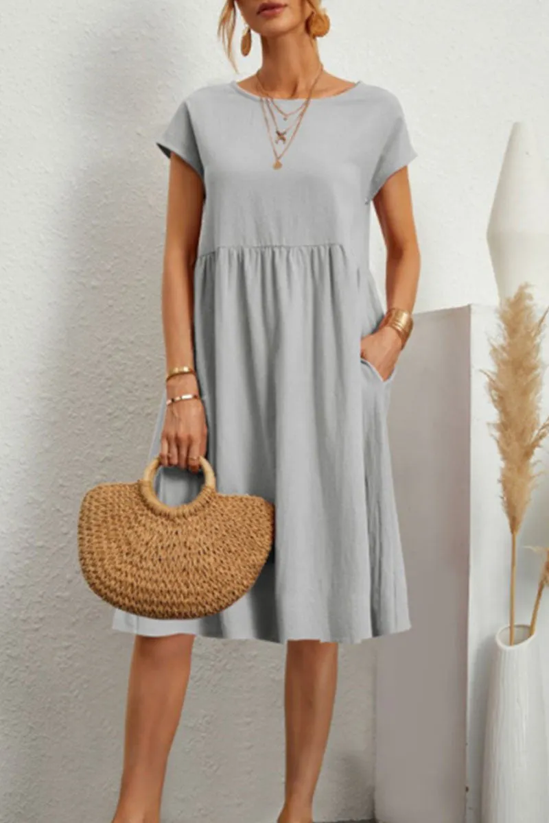 Meli | Casual Dress with Short Sleeves