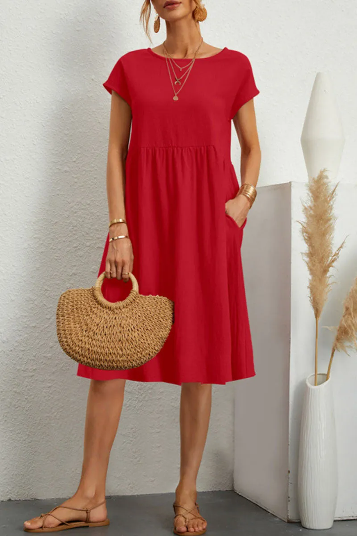 Meli | Casual Dress with Short Sleeves