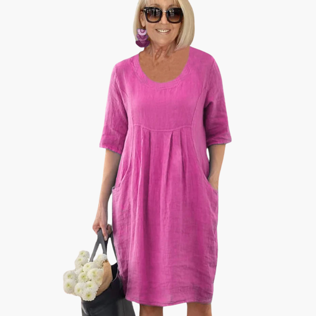 Audrey | Casual Pocket Tunic Dress