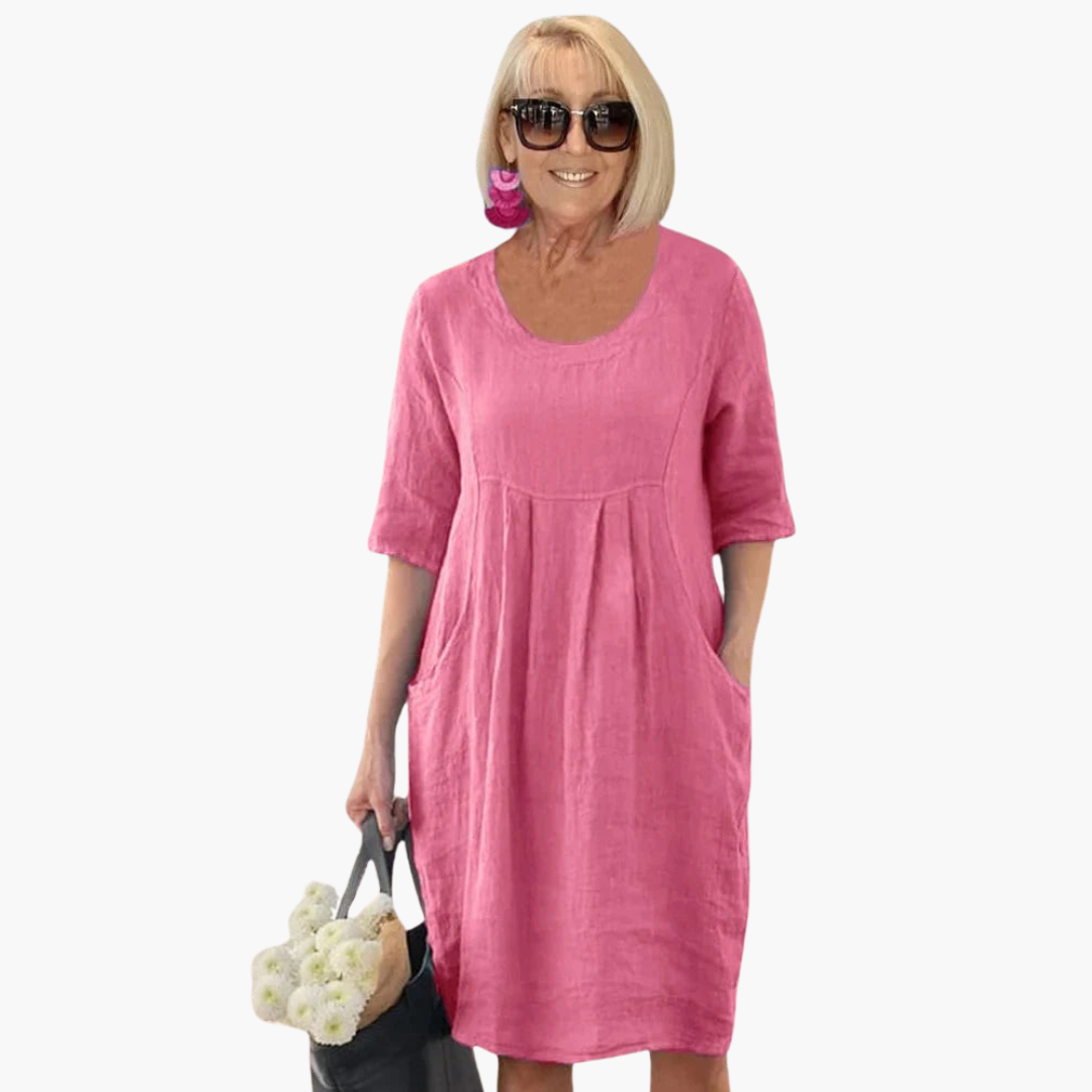Audrey | Casual Pocket Tunic Dress