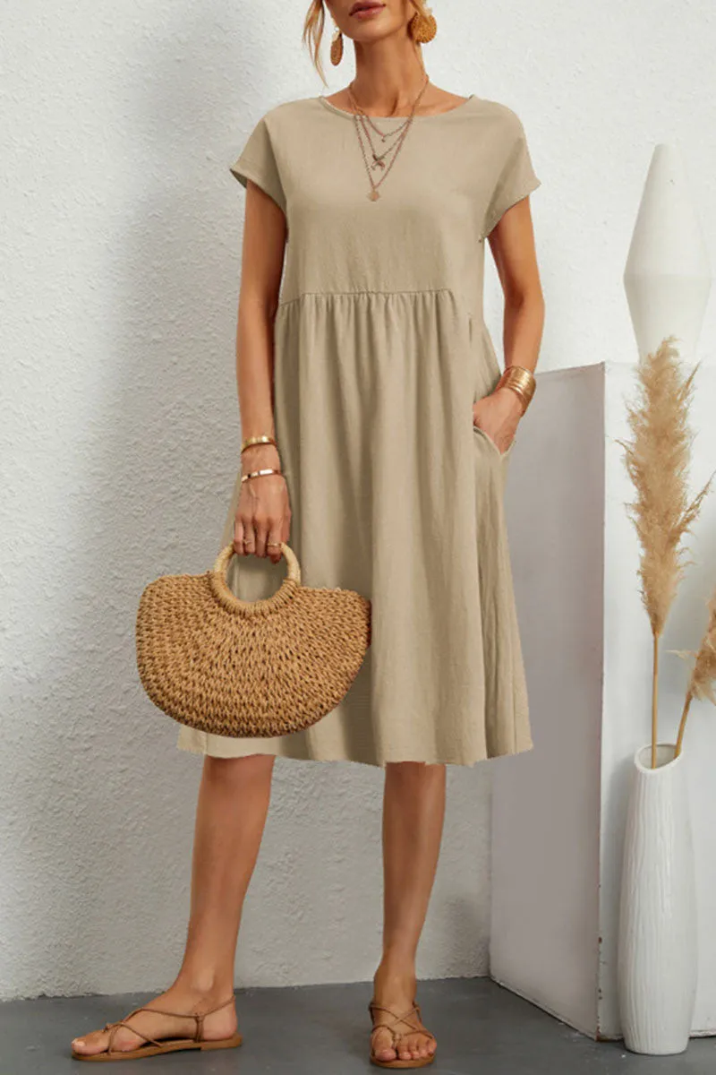 Meli | Casual Dress with Short Sleeves