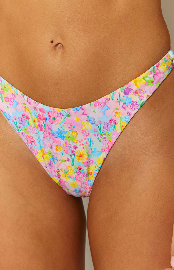 Bianca Painted Floral Bikini Bottoms