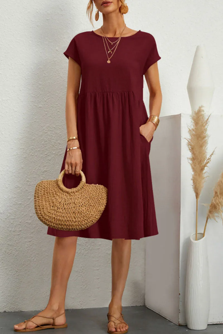 Meli | Casual Dress with Short Sleeves