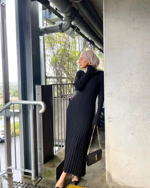 Hailey | Knitted Long Maxi Dress
