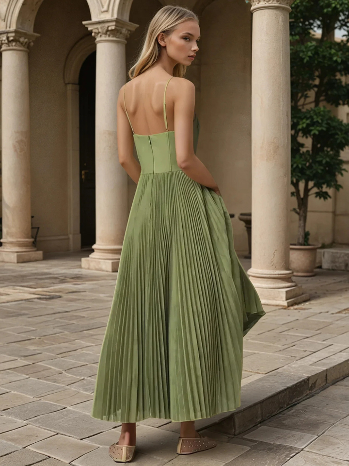 Claire | Elegant Green Dress