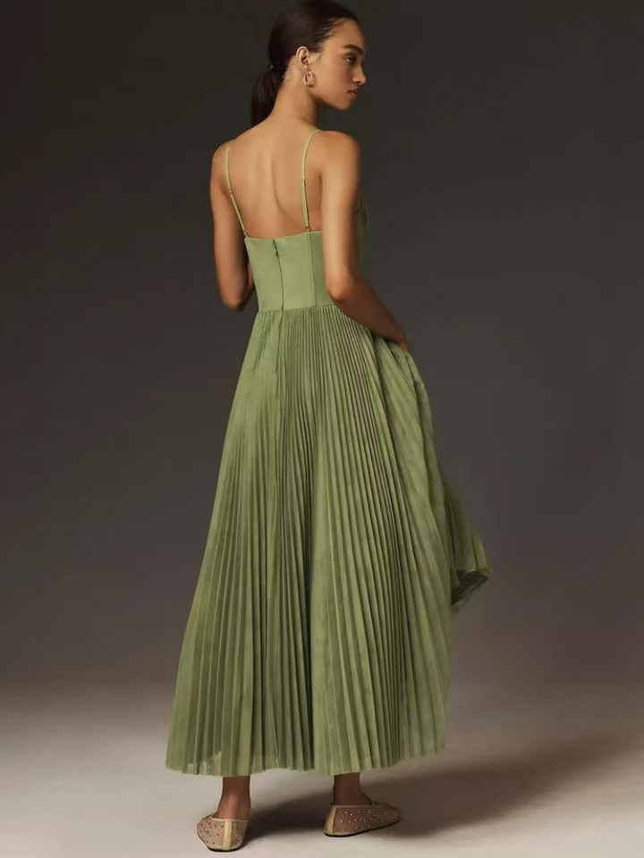Claire | Elegant Green Dress