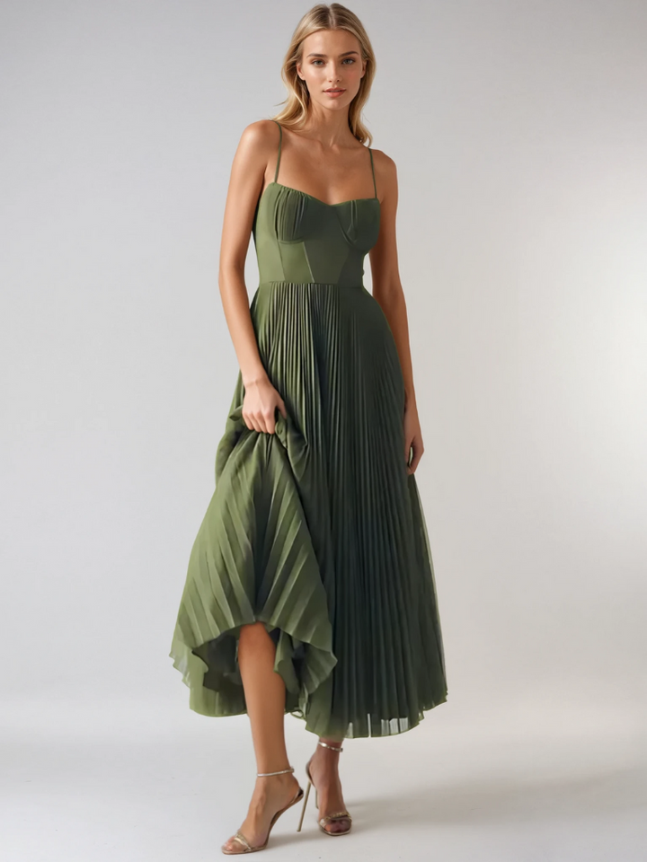 Claire | Elegant Green Dress