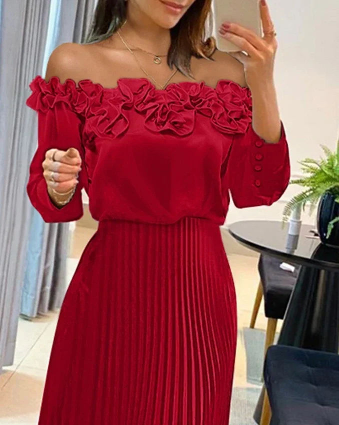 Ella | Stunning Off Shoulder Maxi Dress
