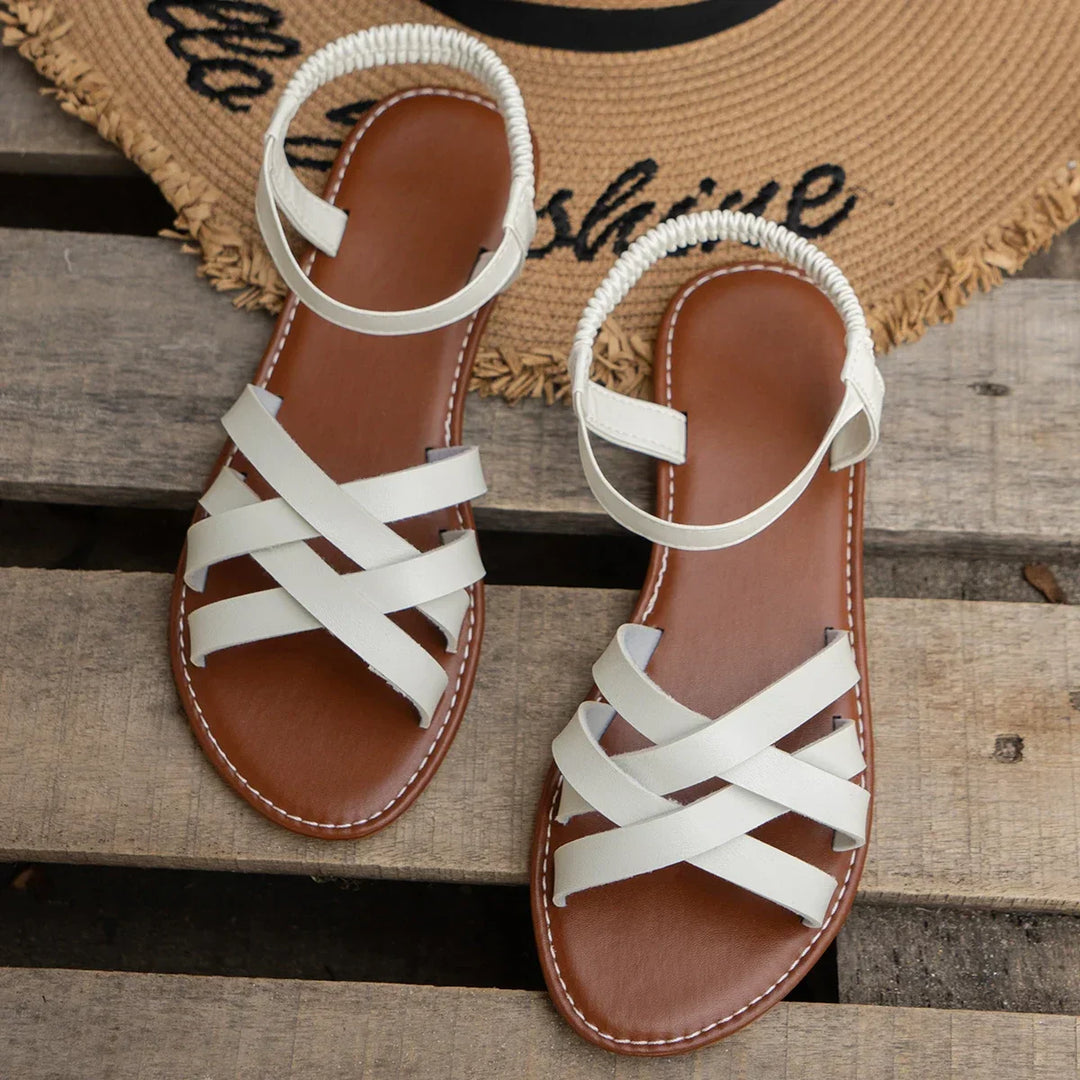 FERN | BRAIDED ANKLE STRAP SANDALS