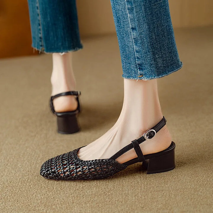 Rubies Defined™ | Lexi Mid Heel Sandals