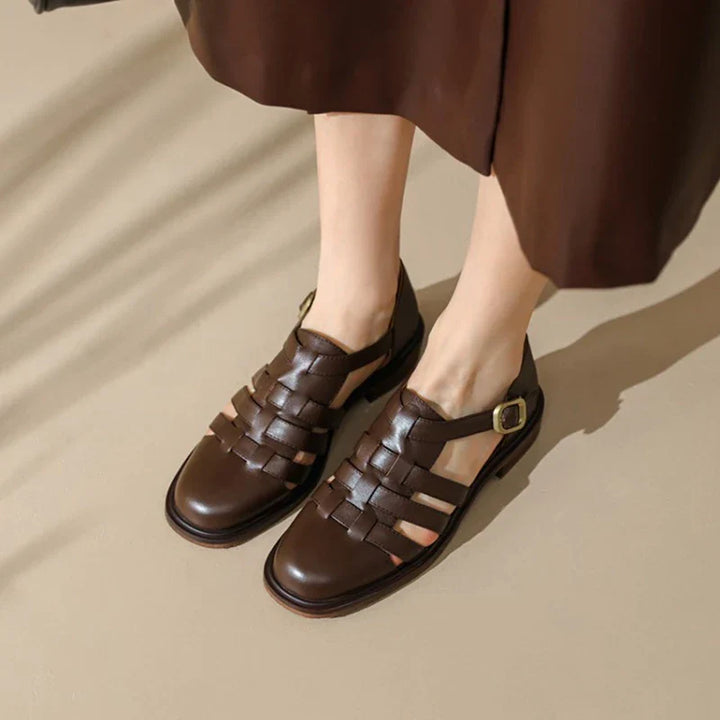 Rubies Defined™ | Liamine Leather Sandals