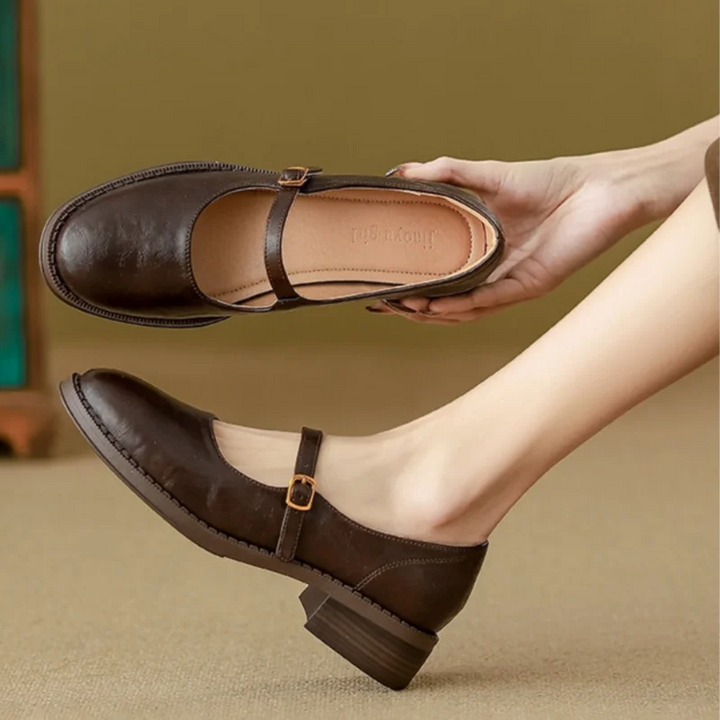 Rubies Defined™ | Perla Low Heel Mary Janes