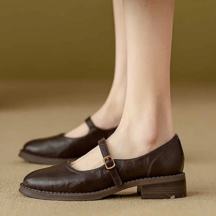 Rubies Defined™ | Perla Low Heel Mary Janes