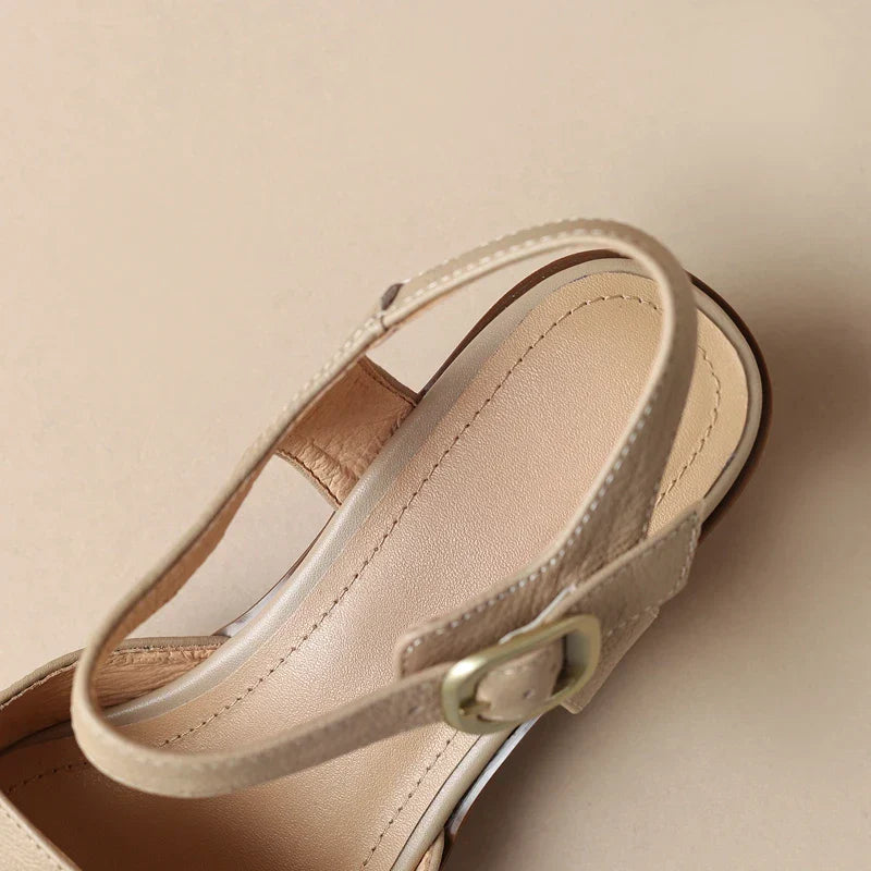 Rubies Defined™ | Rovena Middle Heel Sandals