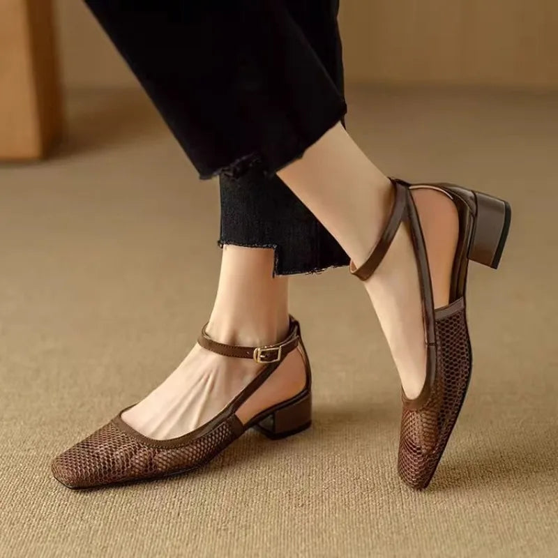 Rubies Defined™ | Celesta Block Heel Sandals