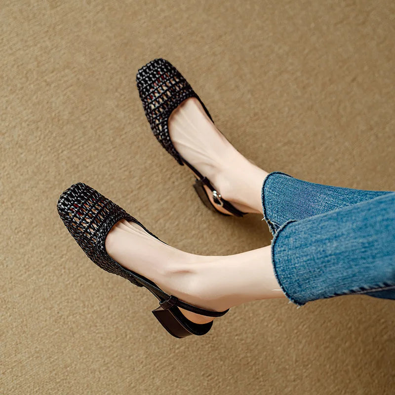 Rubies Defined™ | Lexi Mid Heel Sandals