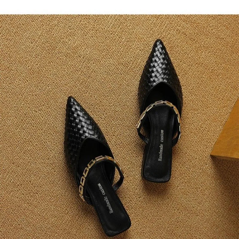Rubies Defined™ | Delmira Pointed Slippers