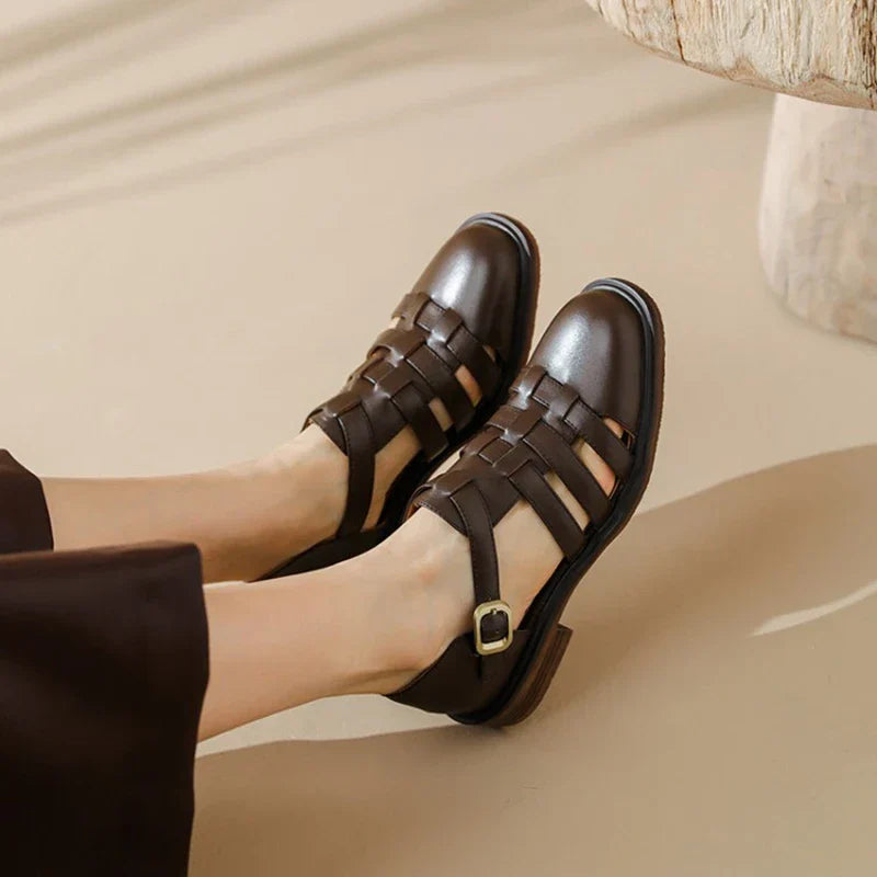 Rubies Defined™ | Liamine Leather Sandals