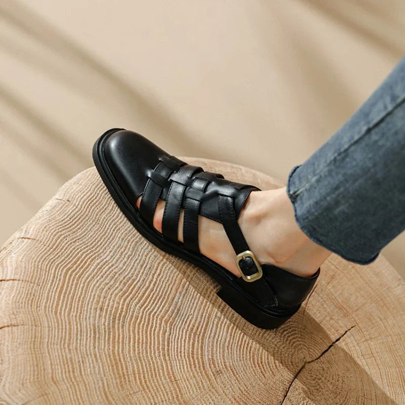 Rubies Defined™ | Liamine Leather Sandals