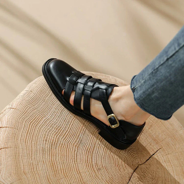 Rubies Defined™ | Liamine Leather Sandals